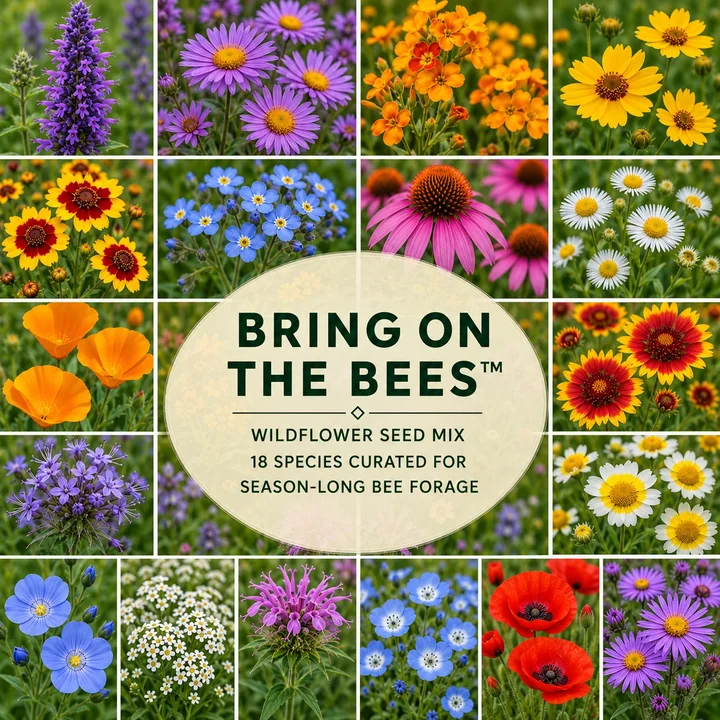 Bring On the Bees™ seed artwork