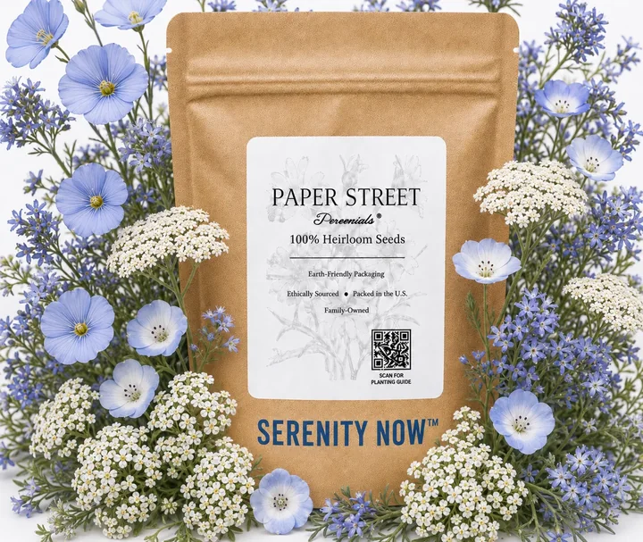 Serenity Now™ seed artwork