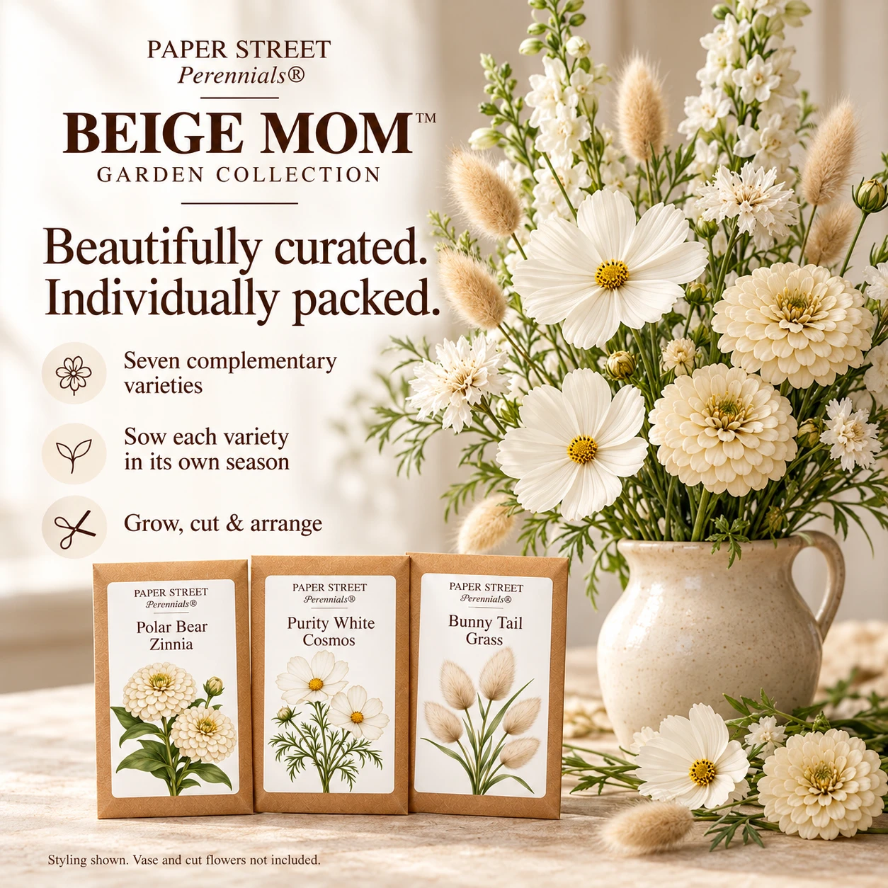 The curated garden collection and bouquet inspiration
