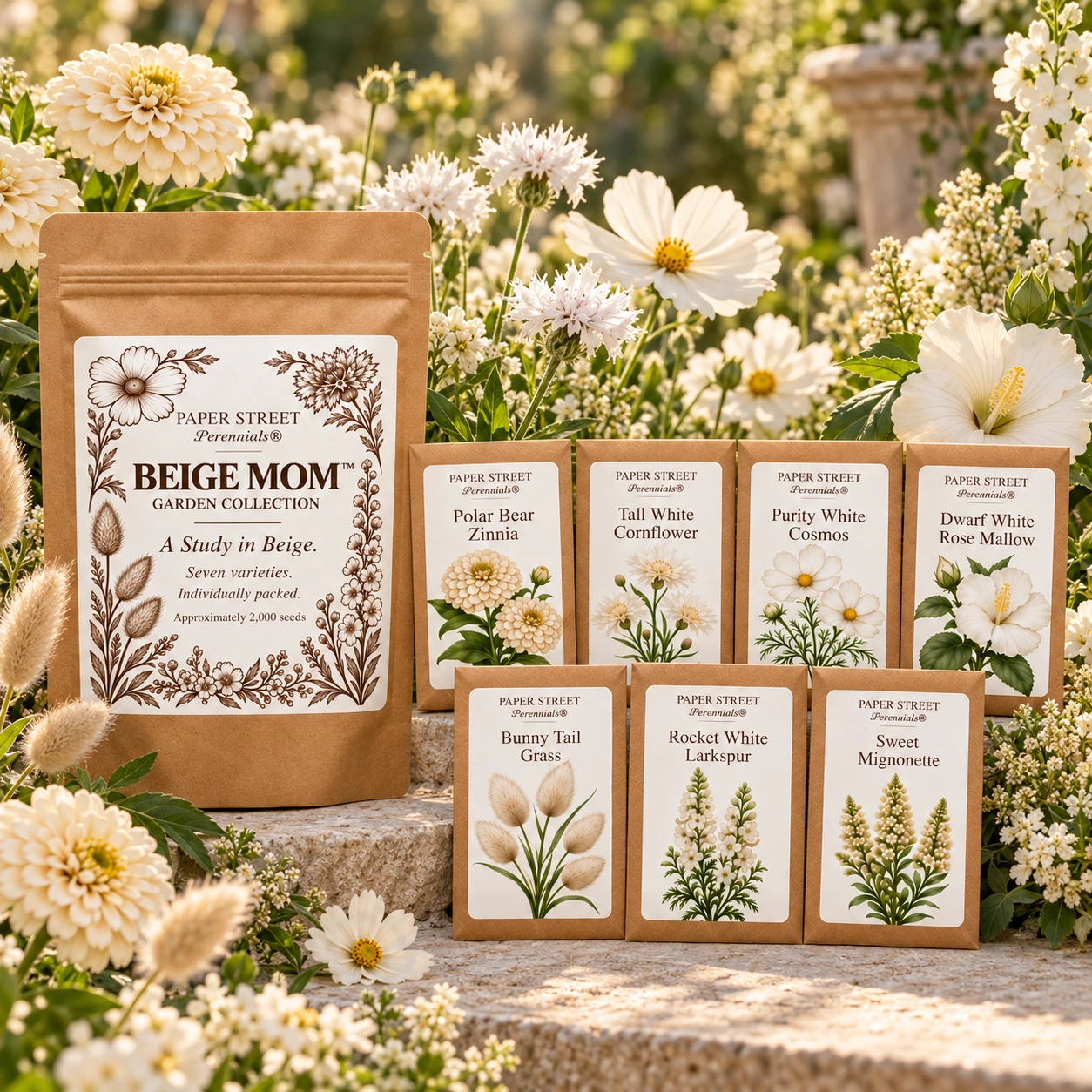Beige Mom™ Garden Collection seed collection