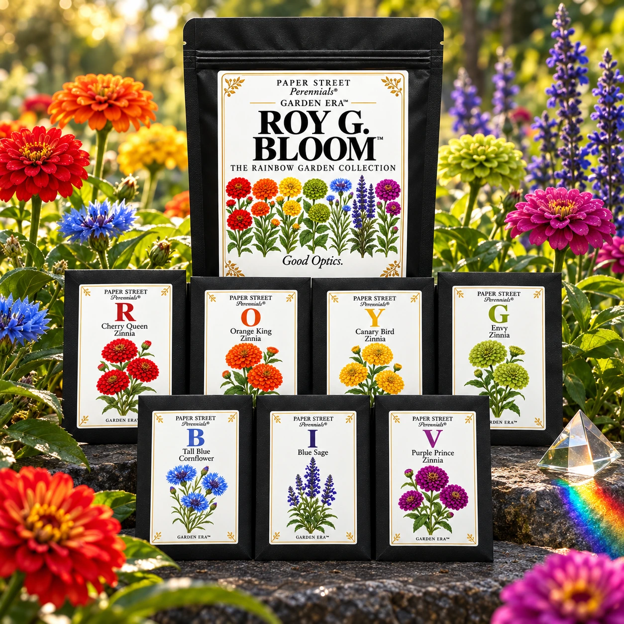 ROY G. BLOOM™ Rainbow Garden Collection seed collection