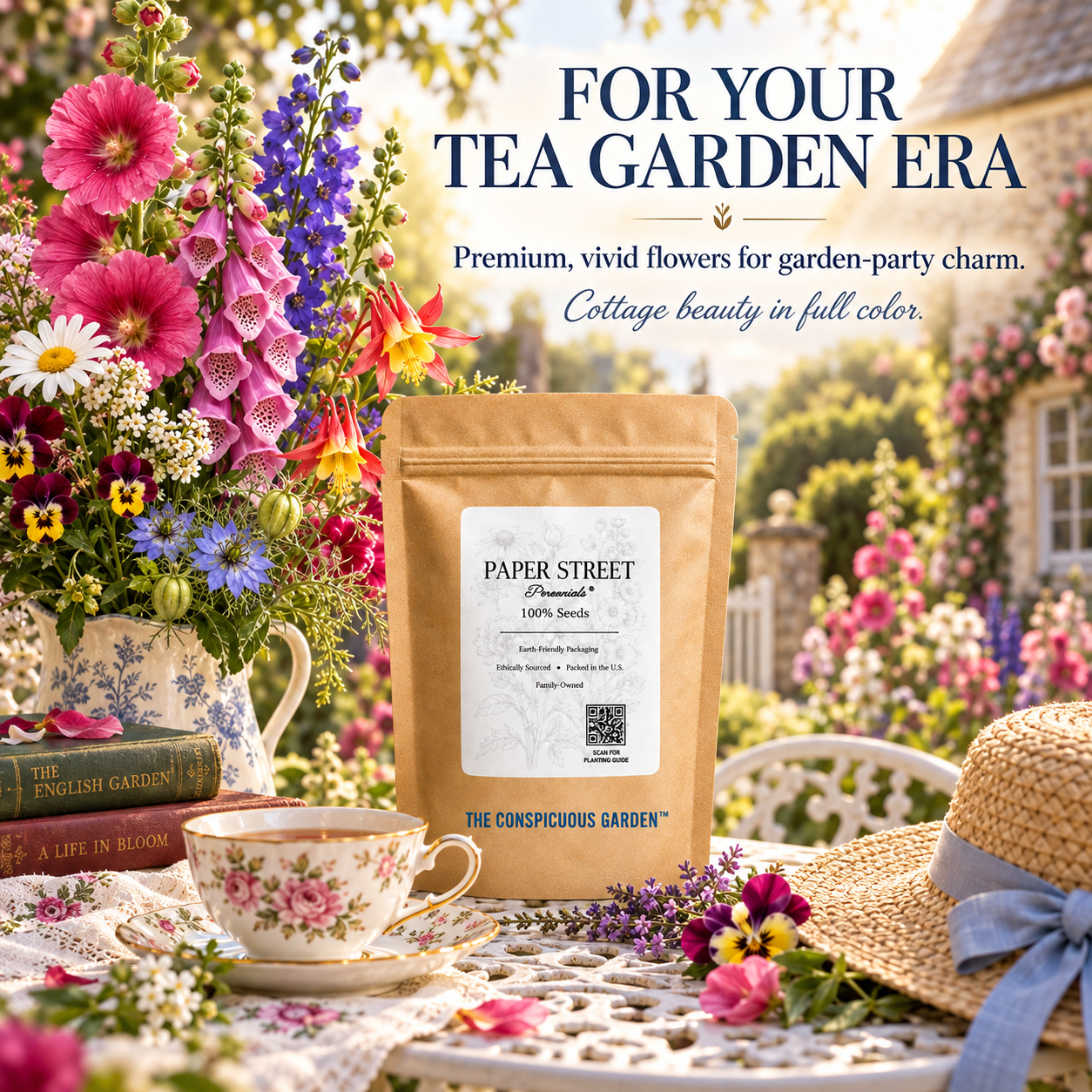 The Conspicuous Garden™ for your Tea Garden Era