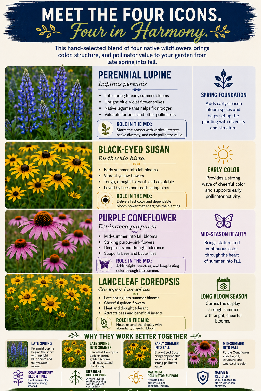 Plant Four Icons species guide